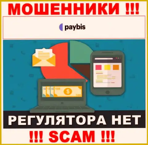 У PayBis Com на веб-сервисе не найдено инфы о регуляторе и лицензии конторы, а значит их вовсе нет