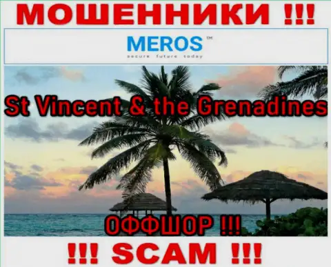 St Vincent & the Grenadines - это официальное место регистрации конторы MerosTM Com