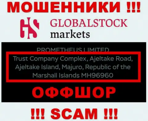 GlobalStock Markets - это МОШЕННИКИ !!! Спрятались в офшорной зоне - Trust Company Complex, Ajeltake Road, Ajeltake Island, Majuro, Republic of the Marshall Islands