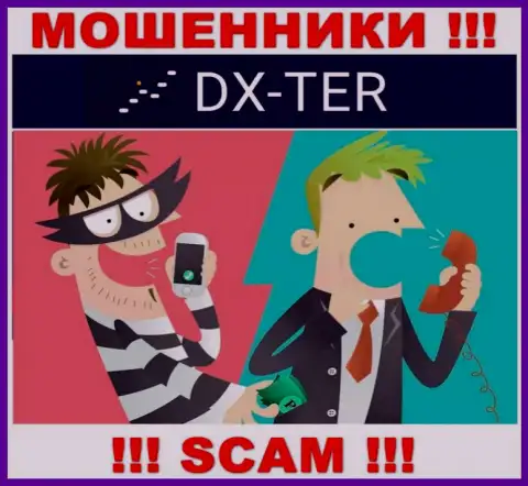 В брокерской организации DX Ter обманывают наивных клиентов, требуя перечислять средства для оплаты комиссионных платежей и налога