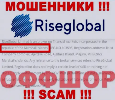 Будьте крайне бдительны internet-обманщики РайсГлобал Лтд зарегистрированы в оффшоре на территории - Marshall's Islands