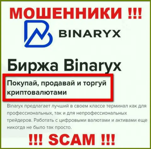 Будьте бдительны ! Binaryx - это однозначно internet жулики ! Их деятельность неправомерна