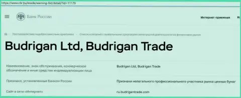 Жулики BudriganTrade Сom загремели в черный список Центробанка РФ
