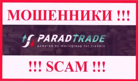 Логотип МОШЕННИКОВ Parad Trade