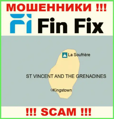 FinFix спрятались на территории St. Vincent & the Grenadines и свободно сливают деньги