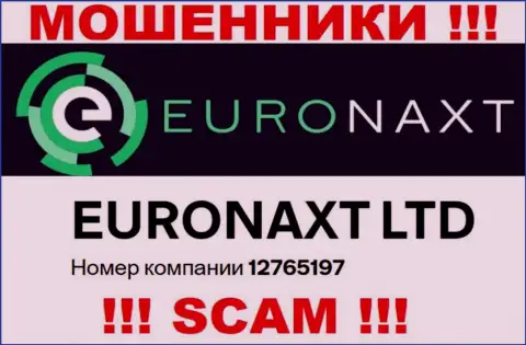 Не работайте совместно с конторой EuroNaxt Com, номер регистрации (12765197) не повод вводить финансовые средства
