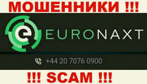 С какого номера телефона Вас будут накалывать трезвонщики из компании Euronaxt LTD неизвестно, будьте крайне бдительны