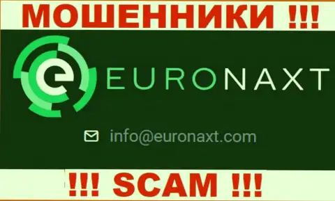 На сайте EuroNax, в контактных сведениях, расположен электронный адрес этих мошенников, не нужно писать, обведут вокруг пальца