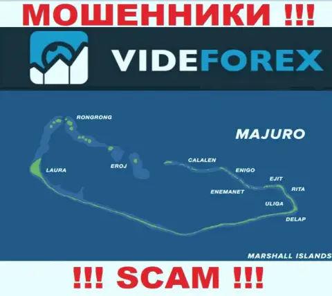 Компания Вайд Форекс зарегистрирована довольно далеко от обманутых ими клиентов на территории Majuro, Marshall Islands