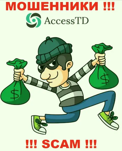 На требования разводил из дилинговой конторы AccessTD Org оплатить комиссионные сборы для возврата денежных активов, ответьте отрицательно