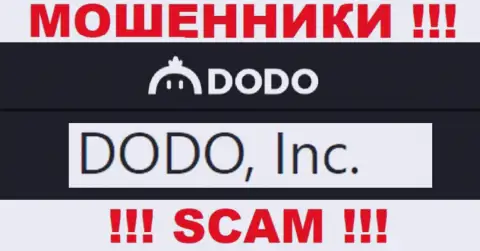 DodoEx - это интернет мошенники, а владеет ими DODO, Inc