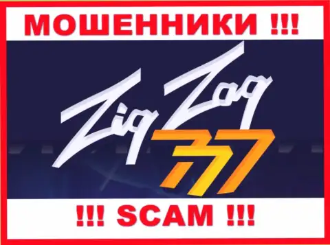 Логотип МОШЕННИКА ZigZag777