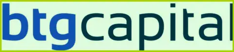 Официальный логотип брокерской организации BTG-Capital Com