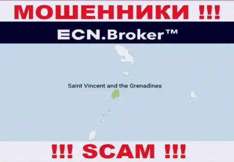 Находясь в оффшорной зоне, на территории St. Vincent and the Grenadines, ЕСН Брокер спокойно дурачат своих клиентов