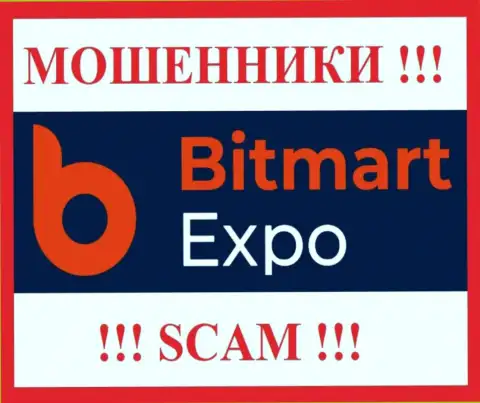 Логотип ОБМАНЩИКА Bitmart Expo