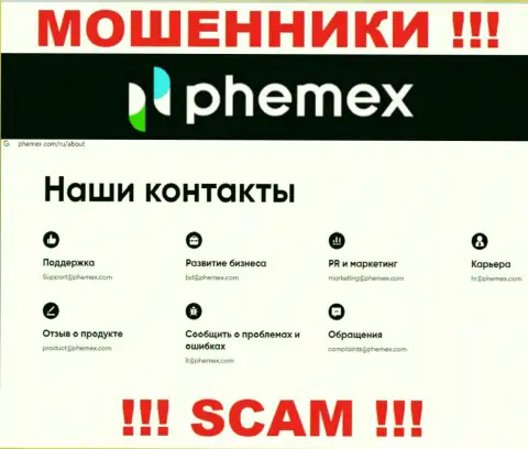 Не стоит общаться с мошенниками ПхемЕХ через их е-майл, предоставленный на их сайте - лишат денег