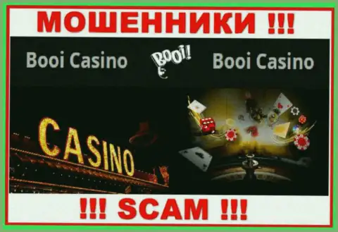 Весьма рискованно совместно сотрудничать с разводилами Booi Casino, вид деятельности которых Казино
